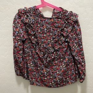Zara Blouse for girls!!! Beautiful flower top!